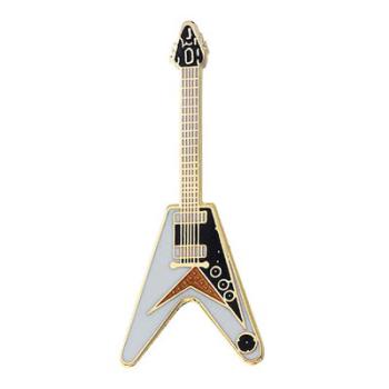 Mini-Pin Flying V White