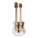 Mini-Pin SG Doubleneck White