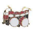 Mini-Pin Double Bass Drum Set Red